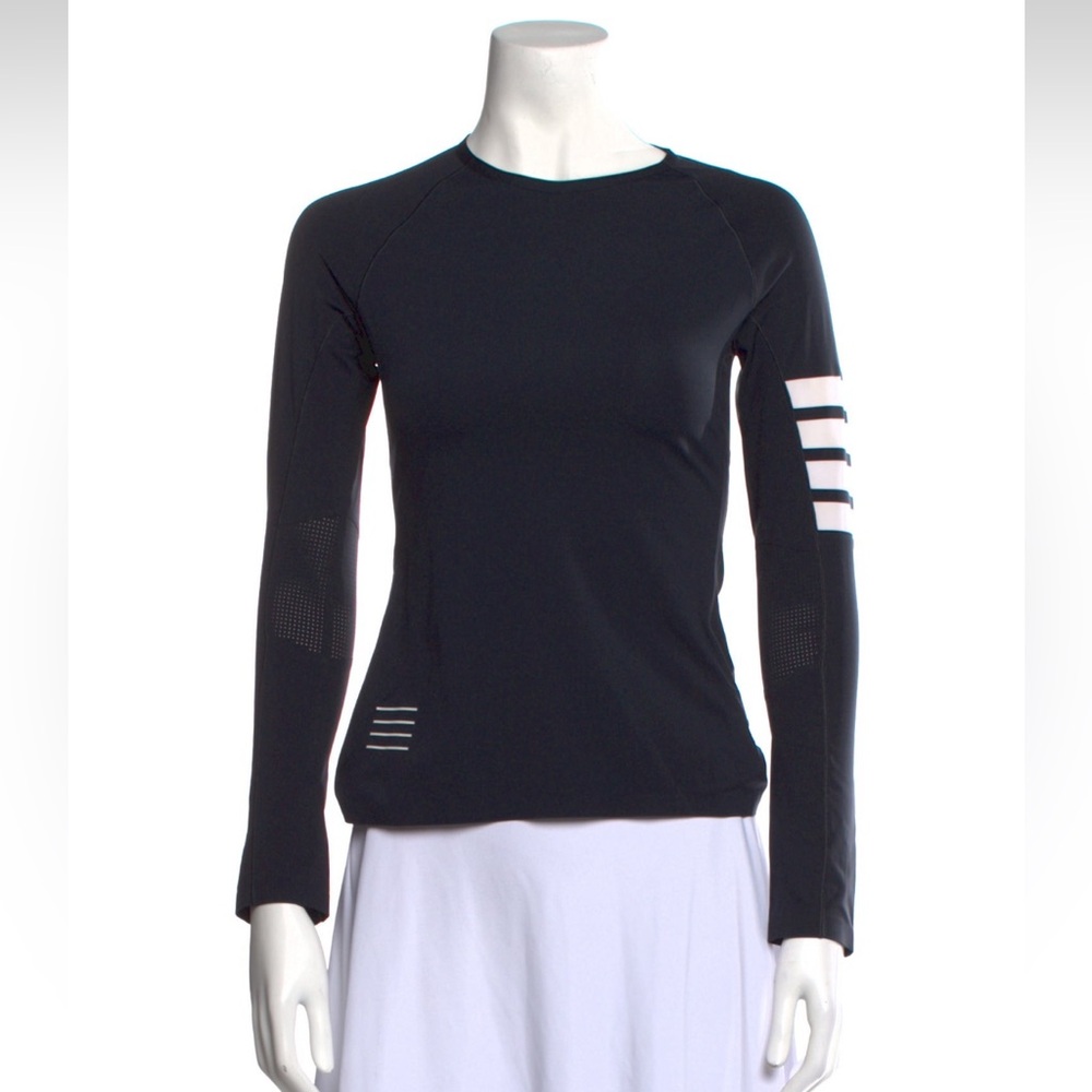 Thom Browne crew neck long sleeve shirt